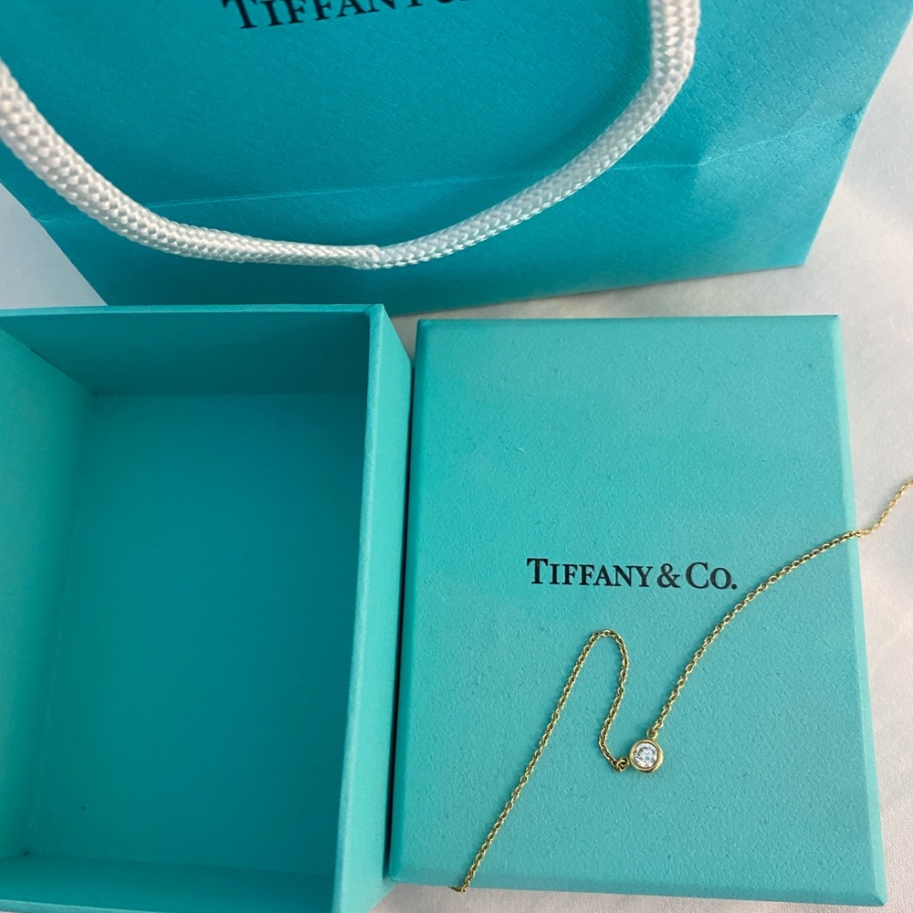 Tiffany by the yard necklace 0.17 ct